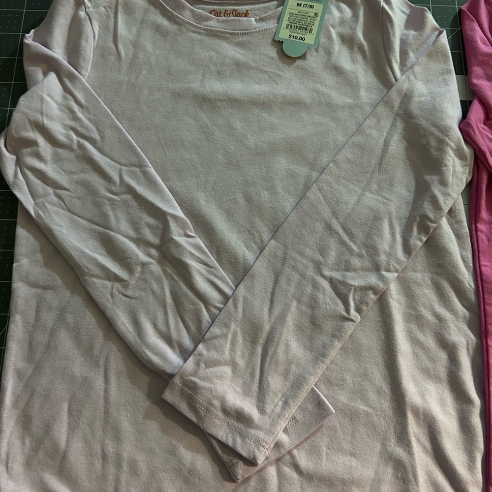 Cat & Jack White Long Sleeve Tee